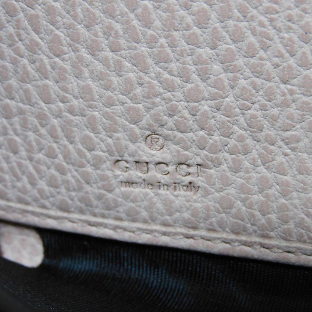 Used 9539 Double G Zip Around Wallet 456117 CAO0G 5909 7940 Pastel Zip Around GG Marmont Perfect Pink Women's from