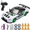 1/24 High Speed RC Drift Vehicle Cars Replaceable Tire 4WD GTR Competition Race Car Model Remote Control Racing Car Boy Toy Gift