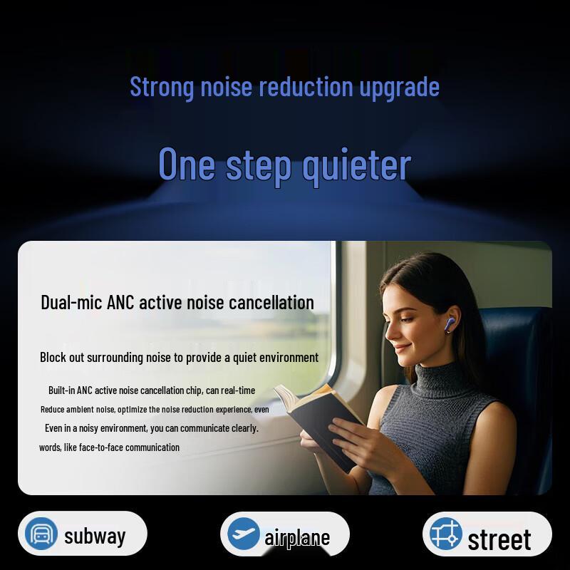 aigo TU01A Active Noise Cancelling In-Ear Bluetooth Earbuds