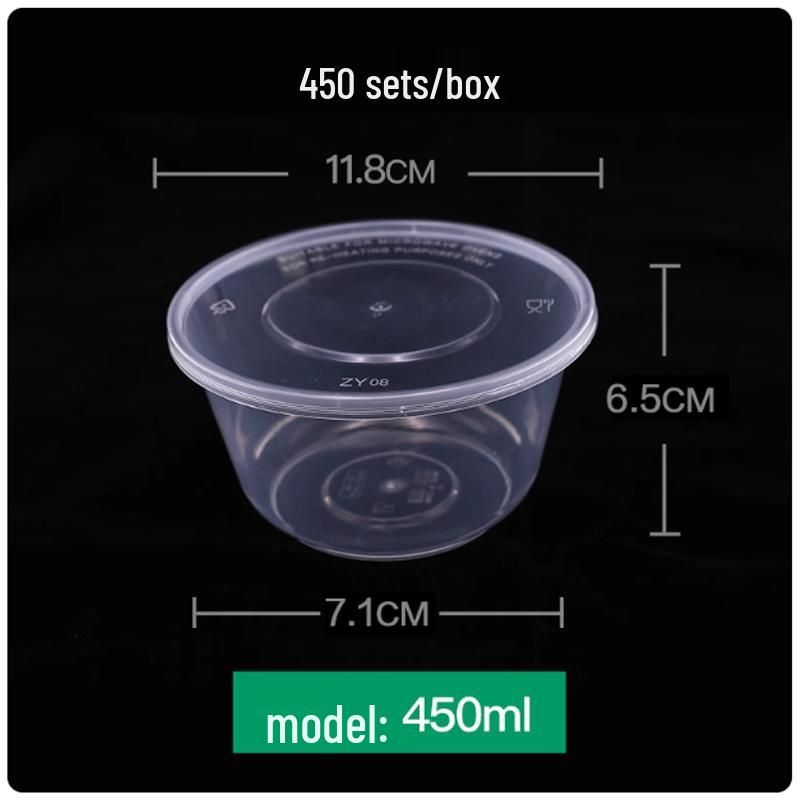 LIJIA KITCHENWARE Disposable Round Food Containers