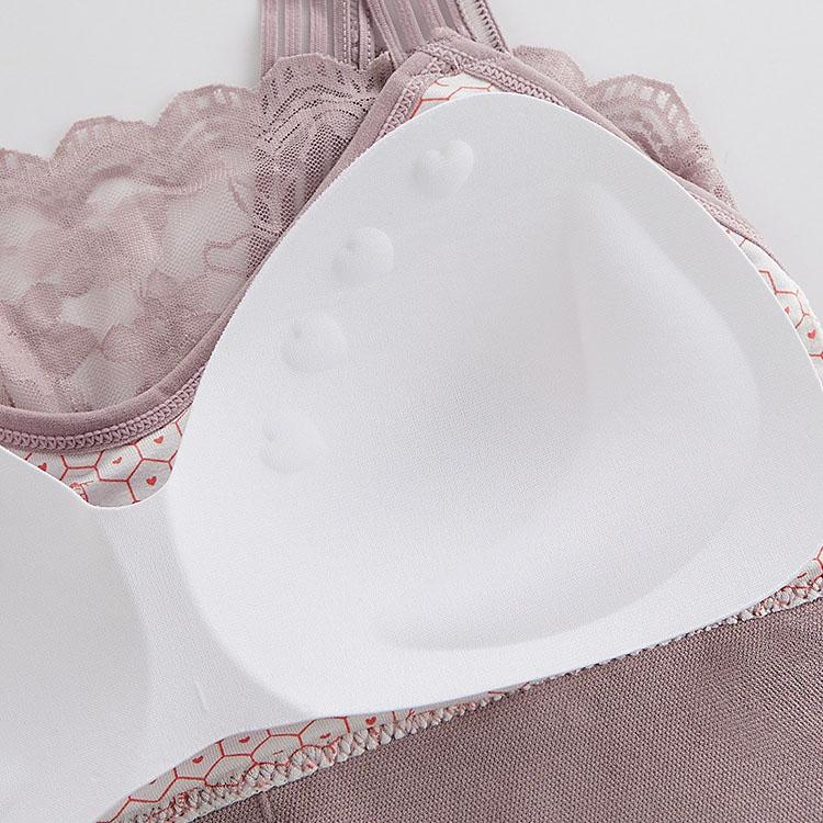 Women Lace Bralette Top Traceless V Beauty Back Tank Tops Crop Top Bra Spaghetti Strap Vest Female Lingerie Underwear