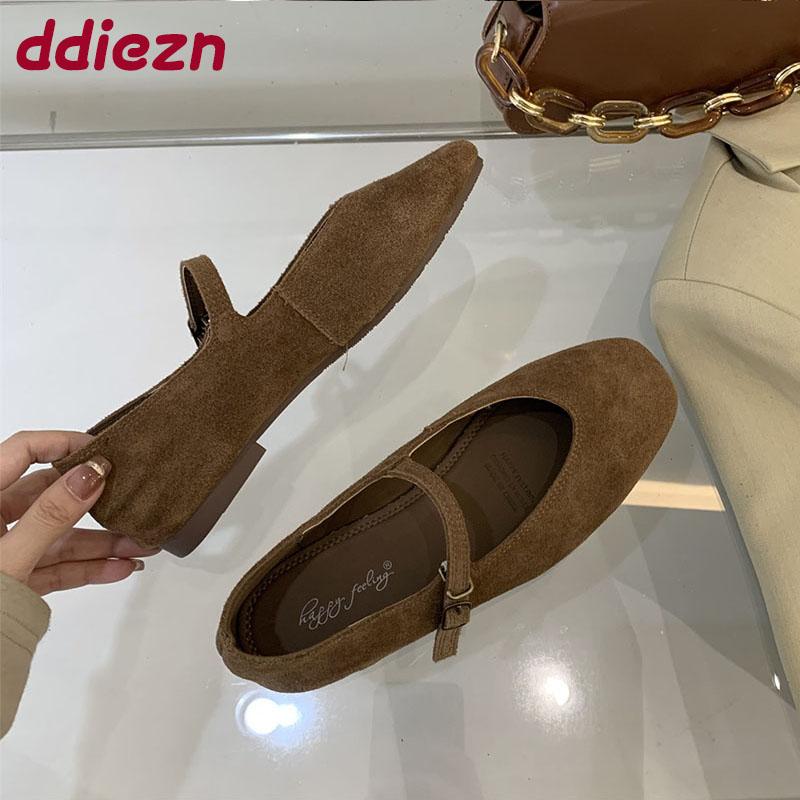 Mode Mode Schnalle Riemen Damen flache Schuhe Mary Jane Schuhe Freizeit Damen flache Schuhe für den Fuß Damen flache Schuhe Mit Schuhen Frühling Sommer Neu 2025