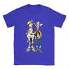 Koszulkka Lucky Luke Unisex 100% Bawełna Casualowa Okrągły Dekolt Koszulki z Kreskówkami Krótki Rękaw Top dla Dorosłych