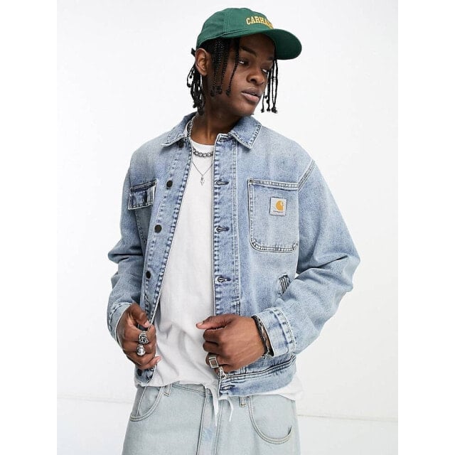 

Светло-голубая джинсовая куртка Carhartt WIP saledo