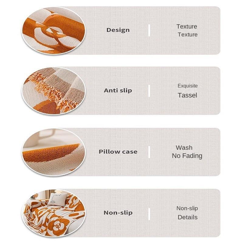 New Chenille All-season Sofa Cover Cloth Towel Full Set Sofa Cover Dustproof Sofa Cushion Blanket