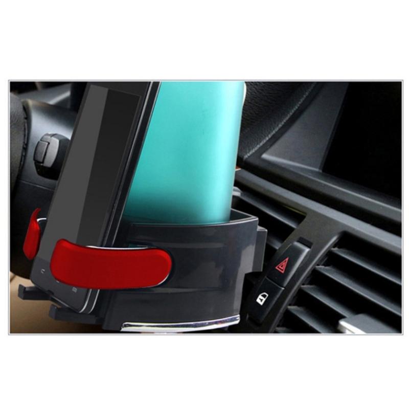 Phone & Cup Holder, Car Outlet Air Vent Mount Can Holder Water Drinking Bottle Insert Phone Holder Cup Stand