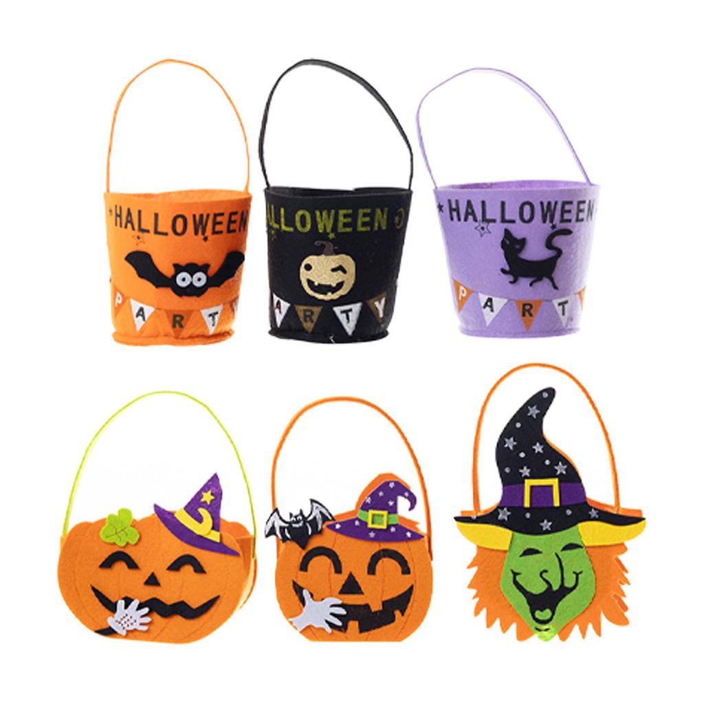 Children's Candy Felt Tote Bag - Easter & Halloween Gift Basket