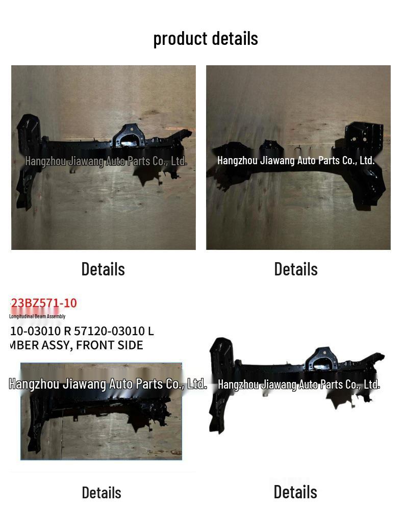 Applicable for 2023 Toyota BZ3 Front Side Member Assembly 57110-03010 R/57120-03010.
