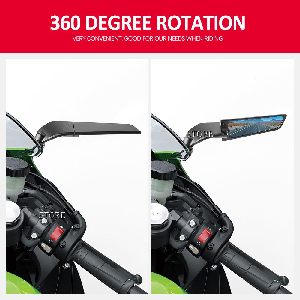 For Ducati Diavel 1260 S Motorcycle Accessories Adjustable Fixed Wind Wing Rearview Side Mirror
