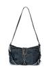 2026 Trendy Retro Denim Crossbody Bag - Large Capacity for Commuting or School