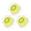 3-Pack Small Round Bubble Levels, 19mm Diameter, 10mm Thick, Mini Round RV Leveling Tool for Travel Trailer Turntable Camera, Lime