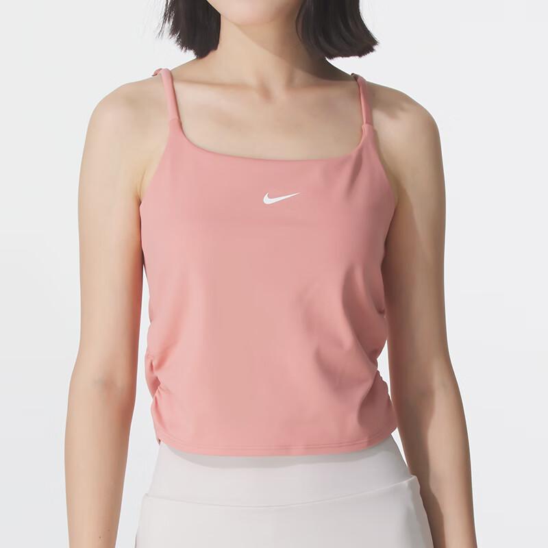 New Nike Swoosh Tank Tops Women's Pink IH8606-685