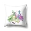 45x45cm Plant Flower and Leaf Printing Series Throw Pillow Cover Sofa Office Seat Car Cushion  Home Decoration