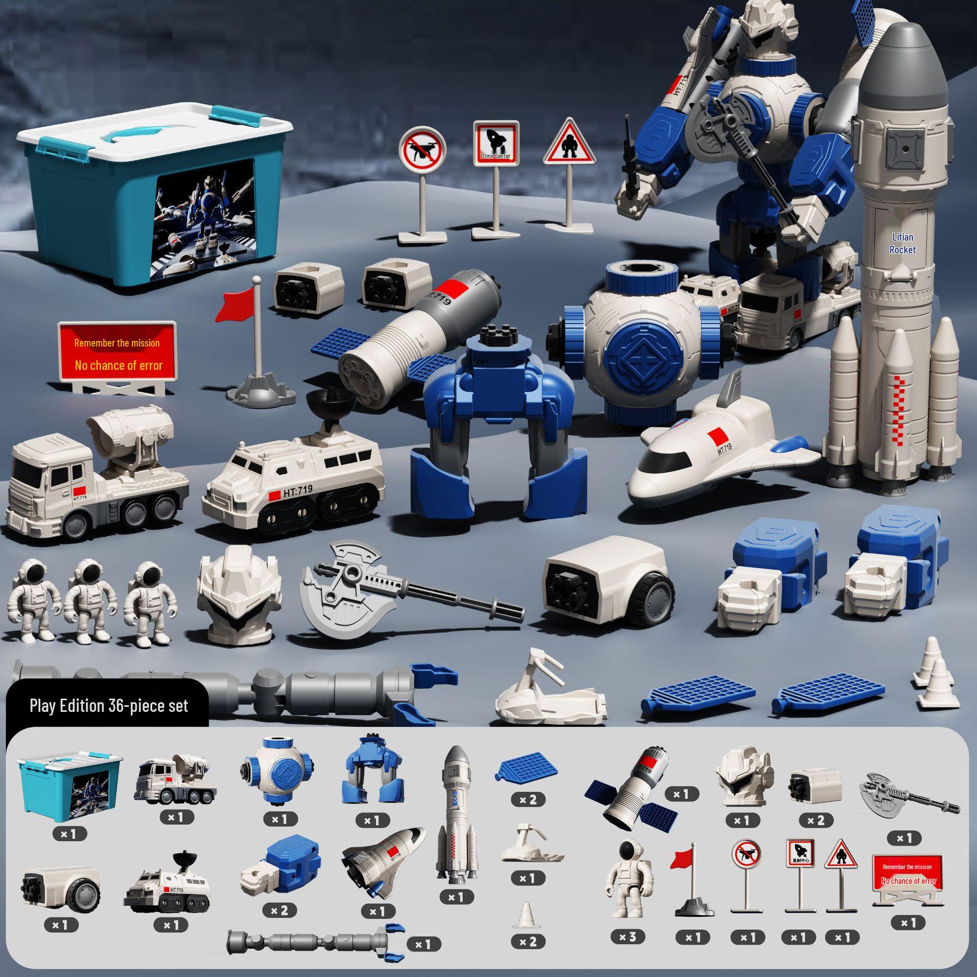 

Kids Magnetic Engineering Vehicle & Robot Transformation Toy Set