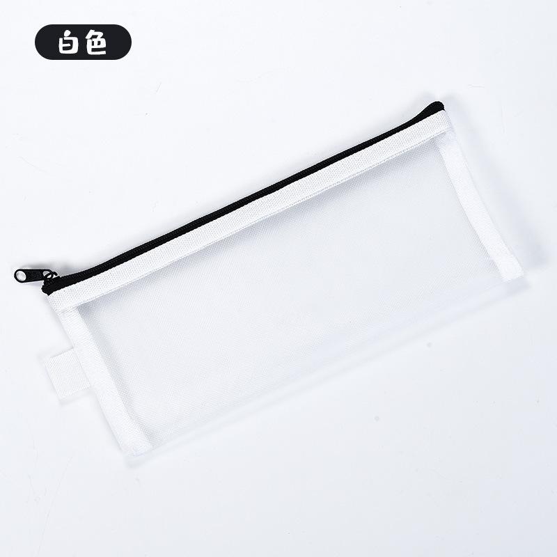 Sminkborste Resefodral Kosmetisk Toalettväska Organiserare för män Kvinnor Skönhetsverktyg Dragkedja Mesh-påse Tvätt Förvaring Pennspåsar
