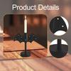 Candle Holder Candles Stand Halloween Decoration Candlestick LED Decor for Hotel Desktop Valentine's
