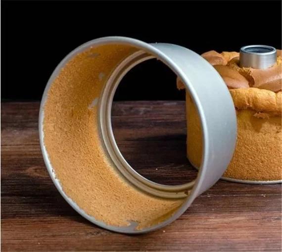 Kitchen accessories, 5/7/8/10 Inch Hollow Chimney Aluminum Alloy Chiffon Cake Pan, Cake Mold
