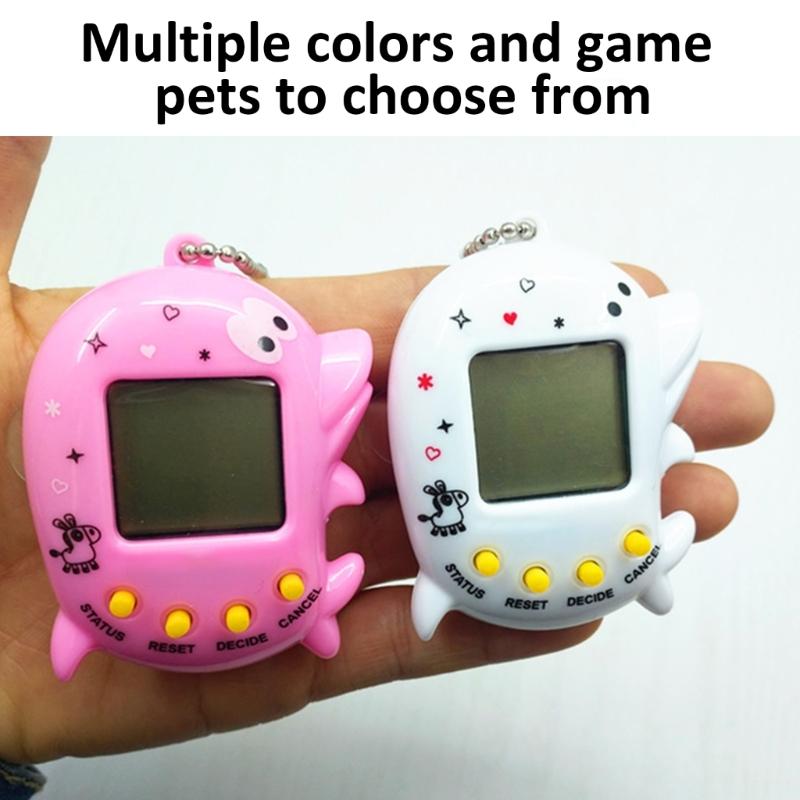 168 in 1 Pets Virtual Pet Toy Nostalgic Game Console Electronic Animals Toy Digital Pets Game Machine for Child Kid