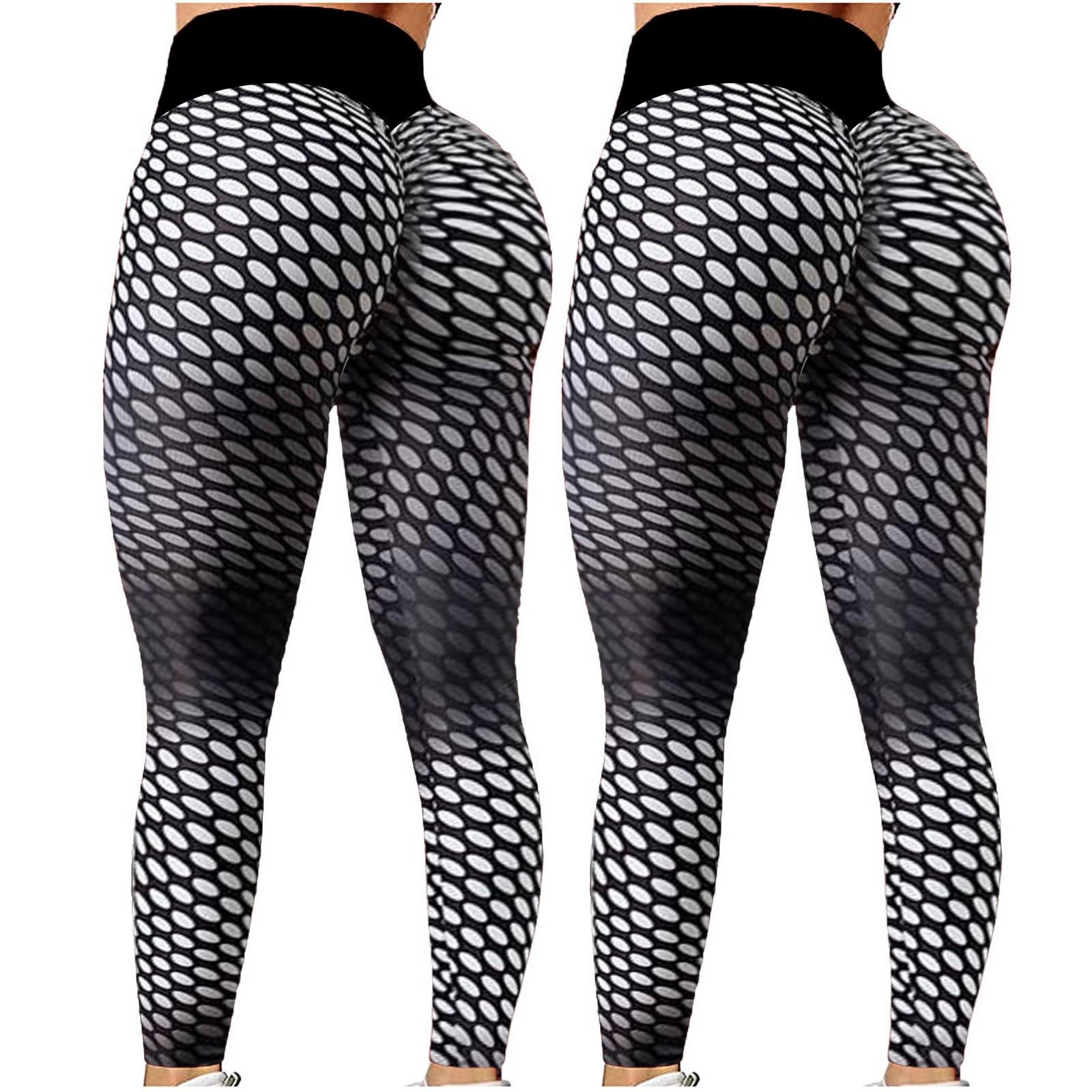 

Lift Hip Hip Polka Dot Yoga Pants Absorbent And Breathable Tight Exercise Pants M чёрный