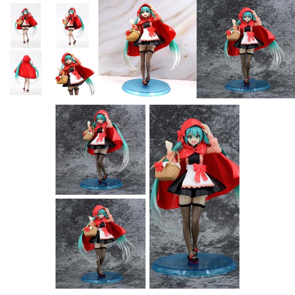 Lifelike Hatsune Miku Little Red Riding Hood Figure Toy Model Perfect Home Decoration Great Gift For Anime Lovers