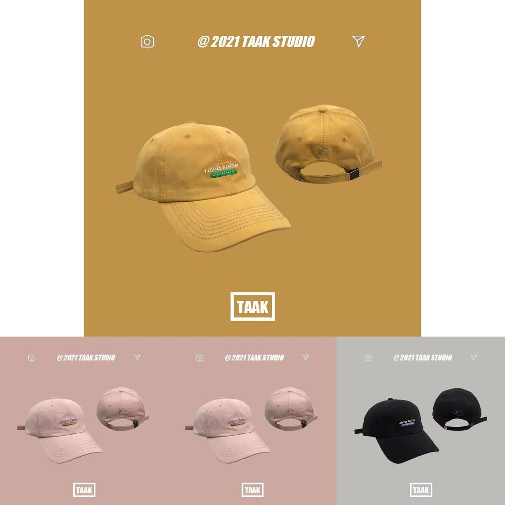 Stylish Ins Korean Pink Baseball Hat Versatile Letter Style For All Seasons