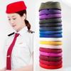 Fashion Stage Performance Beret Hat Cosplay Masquerade Party Airline Stewardess Caps Uniform Caps