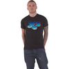 YES T Shirt Classic Blue Band Logo New Official Mens Black Size L