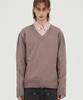 DOFFJASON Reverb V-Neck Knit Light Brown