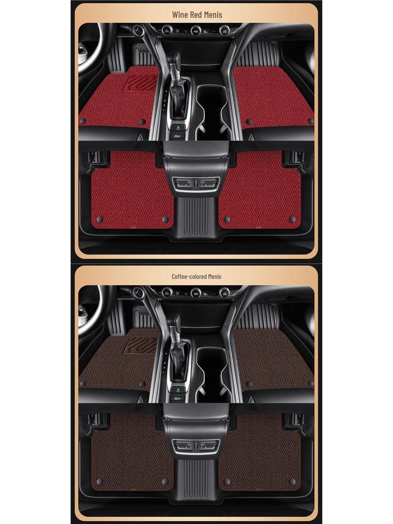 Partially Wrapped TPE Floor Mats for Mazda 3, CX-5, CX-4, CX-30, and Mazda 6