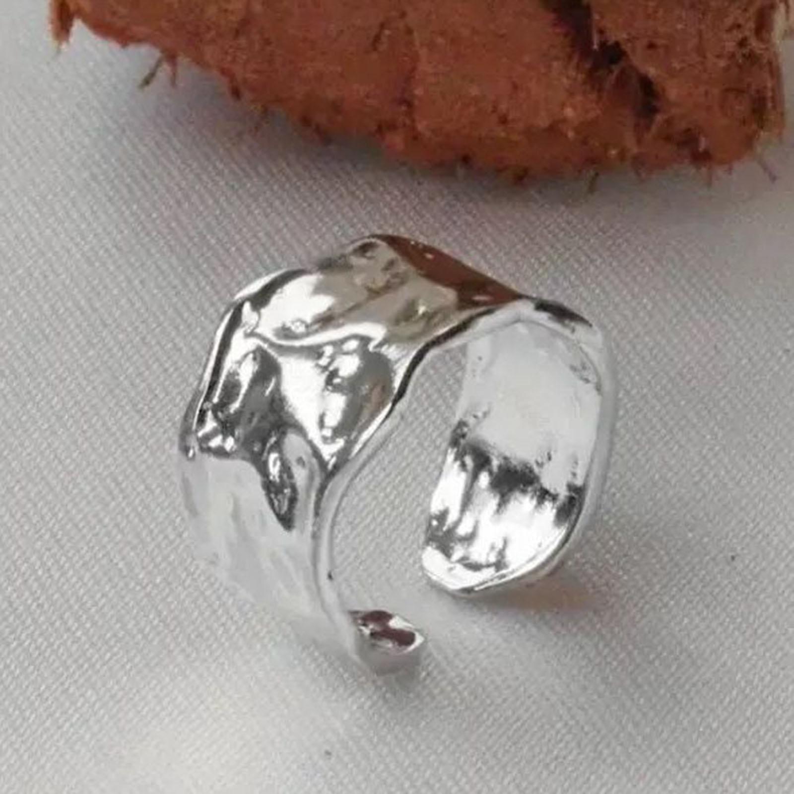 

geometric metal open ring one size