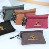 Suede Portable Car Key Bag Zipper Wallet Card Coins Pouchs  For Porsche 911 718 Taycan Panamera Cayenne Macan Accessories GZ2