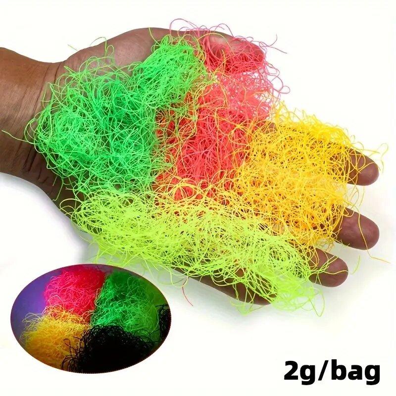 Bimoo 2g/pakk Ultra Fine Silikon Flutter Ben Dub Gummi Ben Stonefly Nymph Tørr Våtfluer Leg Kropp Flue Binding Materiale