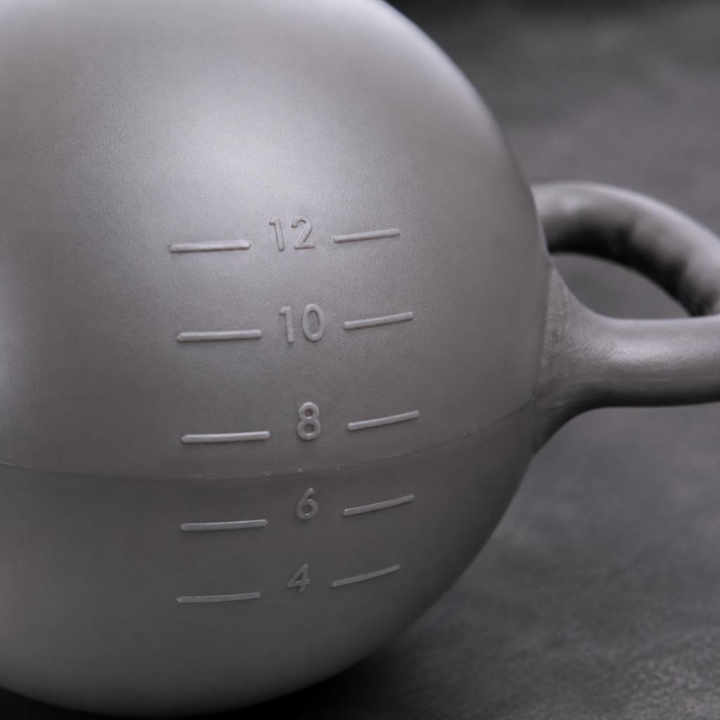 Spherical Water Kettlebell with Fill Markings Easy to Grip WaterFilled Adjustable Workout