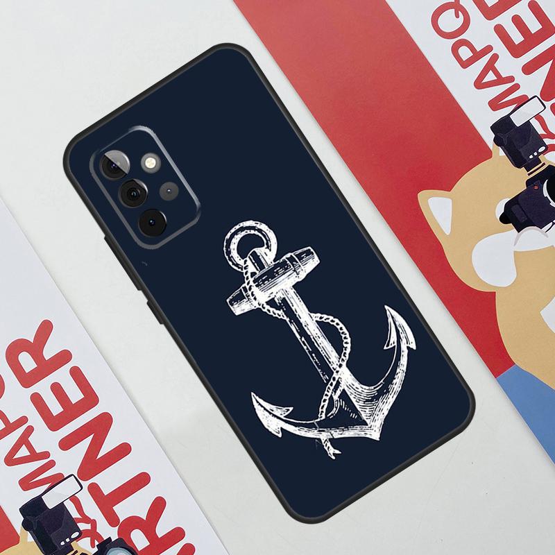 Anchor Sea Beach Case For Samsung Galaxy A36 A35 A55 A06 A16 A26 A56 A53 A32 A52 A33 A13 A14 A34 A54 A17 A15