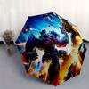 1pc Transformers: Cyberverse Battle Umbrella with Plastic Handle,Suitable for All Seasons Home Travel Outdoor UmbrellaM972