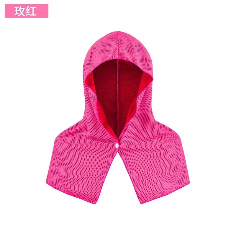Cooling Hoodie Towel Cooling Towels Quick Drying Absorbent Towels for Neck and Face UV Protection Sport Workout Camping Cycling
