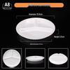 Jingyu Mei A8 Melamine 3-Compartment Plate