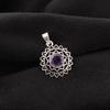 Iolite Gemstone 925 Solid Sterling Silver Jewelry, Handmade Gorgeous Silver Pendant For Engagement Gift