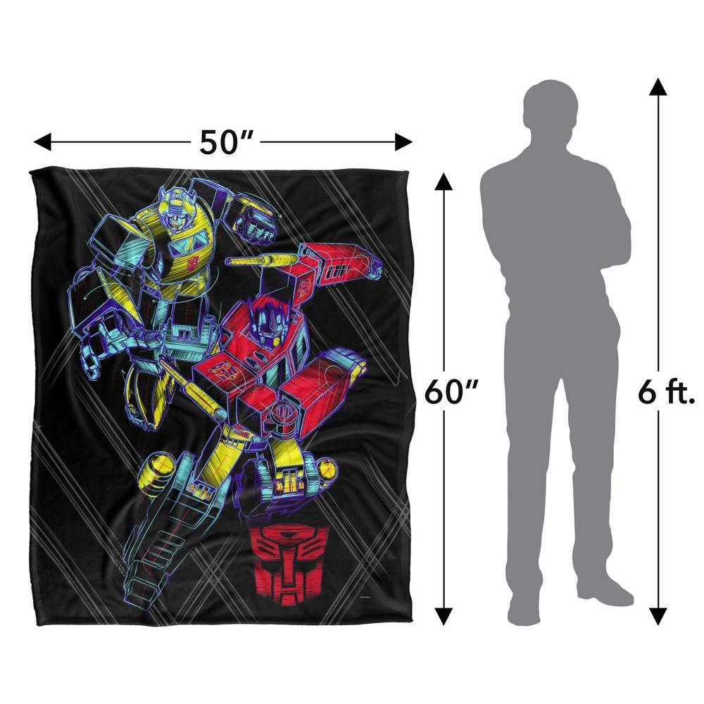 Transformers Sketch Optimus Prime & Bumblebee Blanket