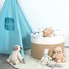 Cotton Rope Woven Basket - Foldable Wardrobe & Shelf Storage for Sundries