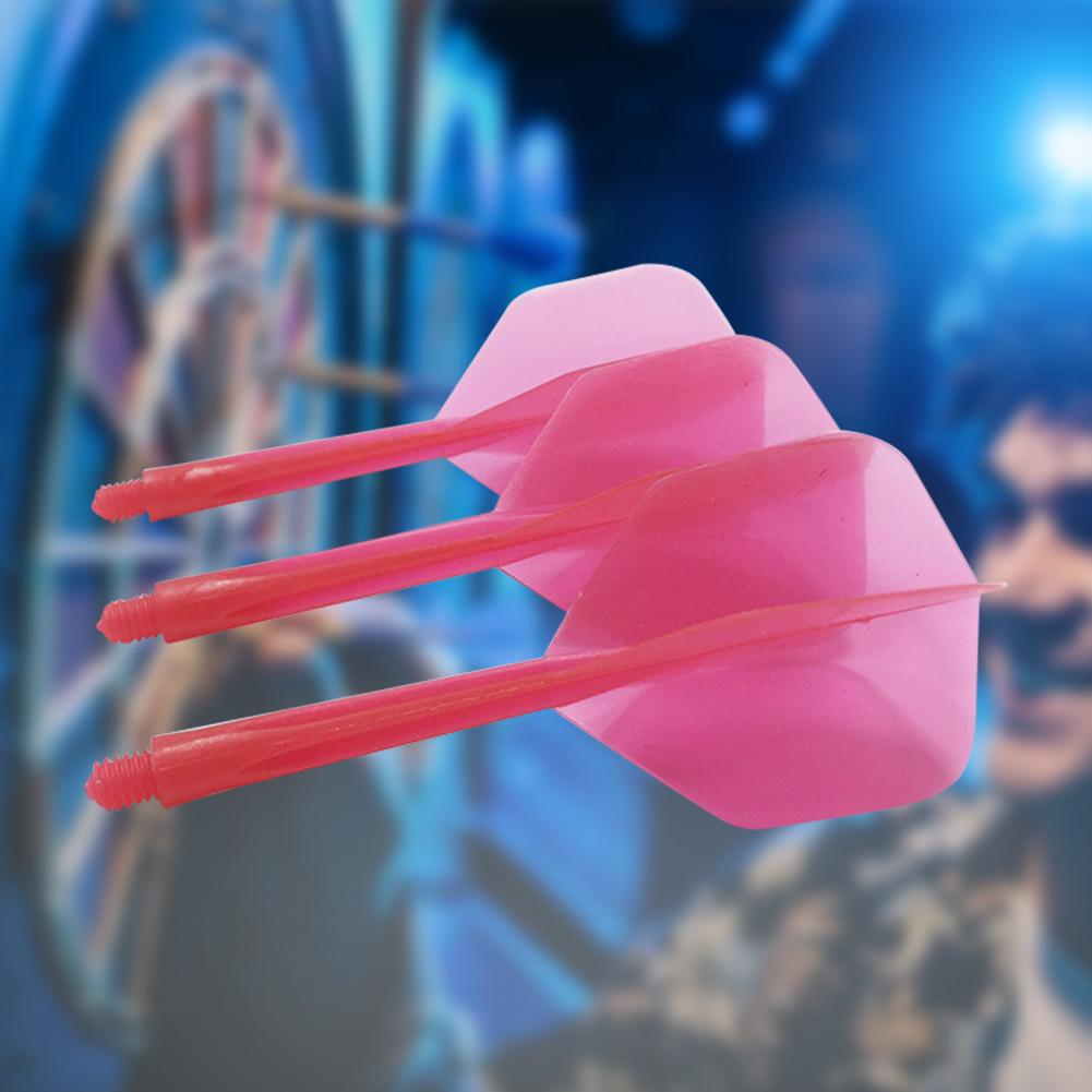 3Pcs Integrated Dart Flights and Shafts 2BA Plastic Professional Dart Flights Anti-Drop for Indoor Outdoor Playing