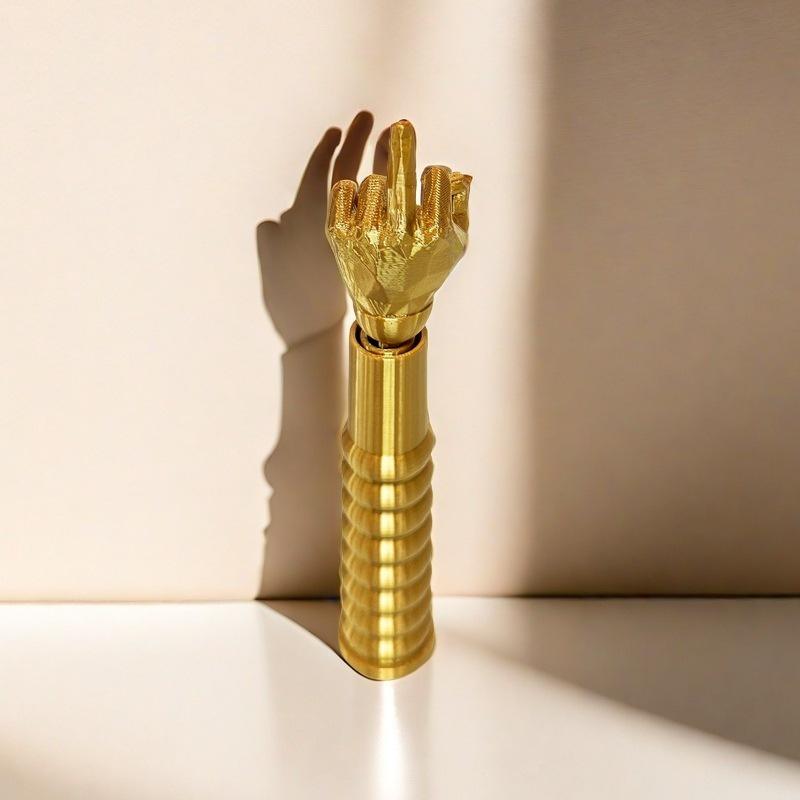 3D Printed Magic Wand Prank: Douyin-Style Telescopic Middle Finger Toy