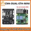 Raspberry Pi Compute Module 4 CM4 IO Board Dual Gigabit Ethernet Mini Router Board 40PIN GPIO Header