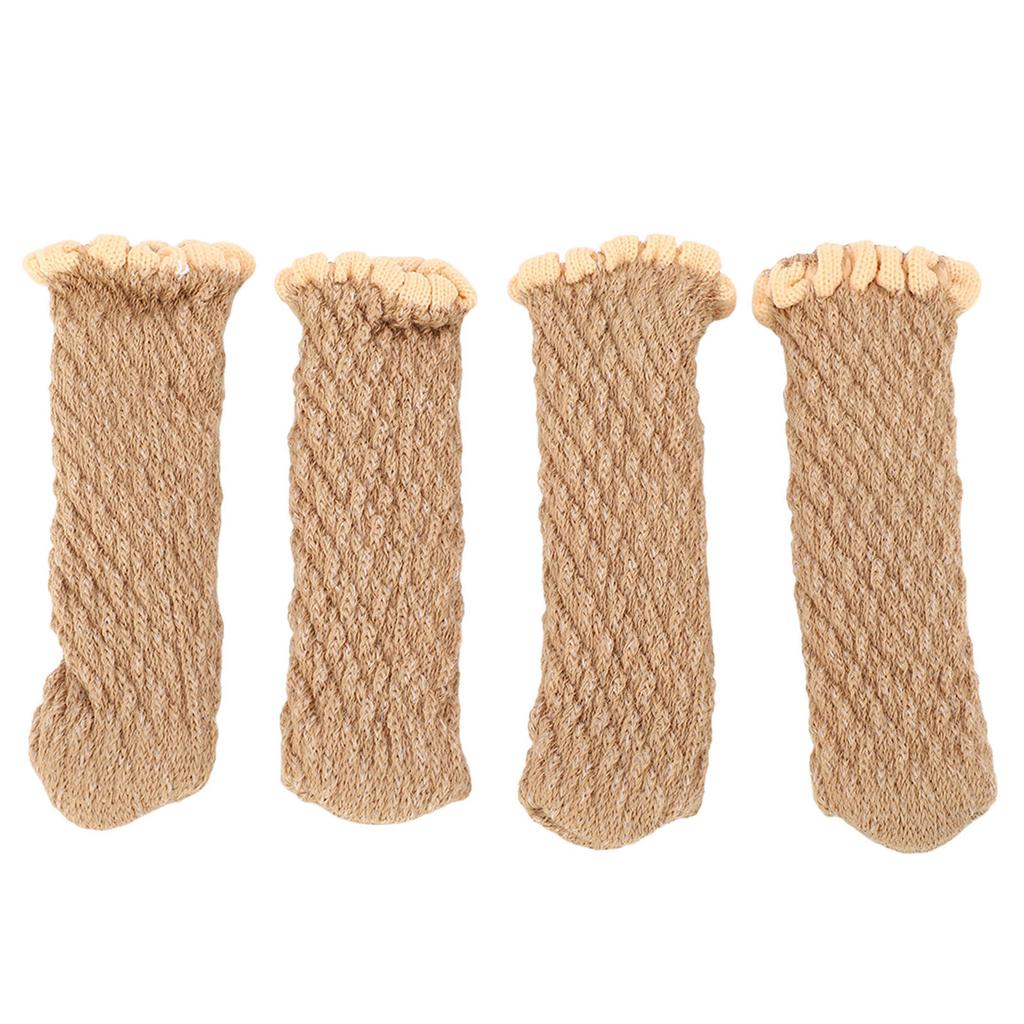 20Pcs Thickened Knitted Table Chair Leg Floor Protectors Covers Furniture Leg Socks for Hardwood