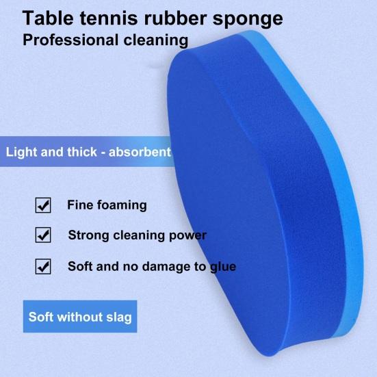 Table Tennis Racket Cleaning Sponge Highly Absorbent Stain Remover Sponge Ping-Pong Racket Care Accessories