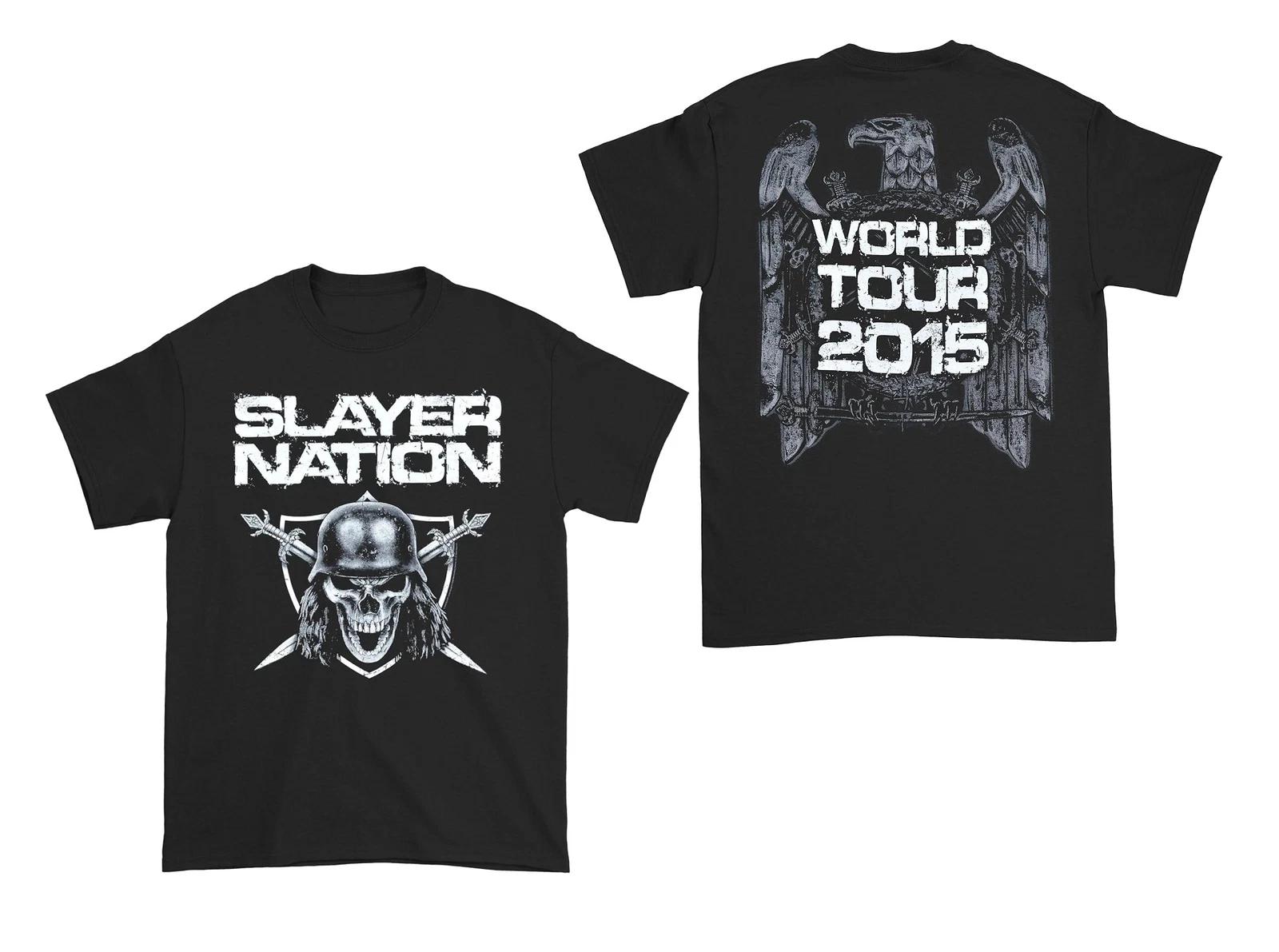 Slayer Slayer Nation 2015 World Tour T-Shirt S-2XL NEW XXXL