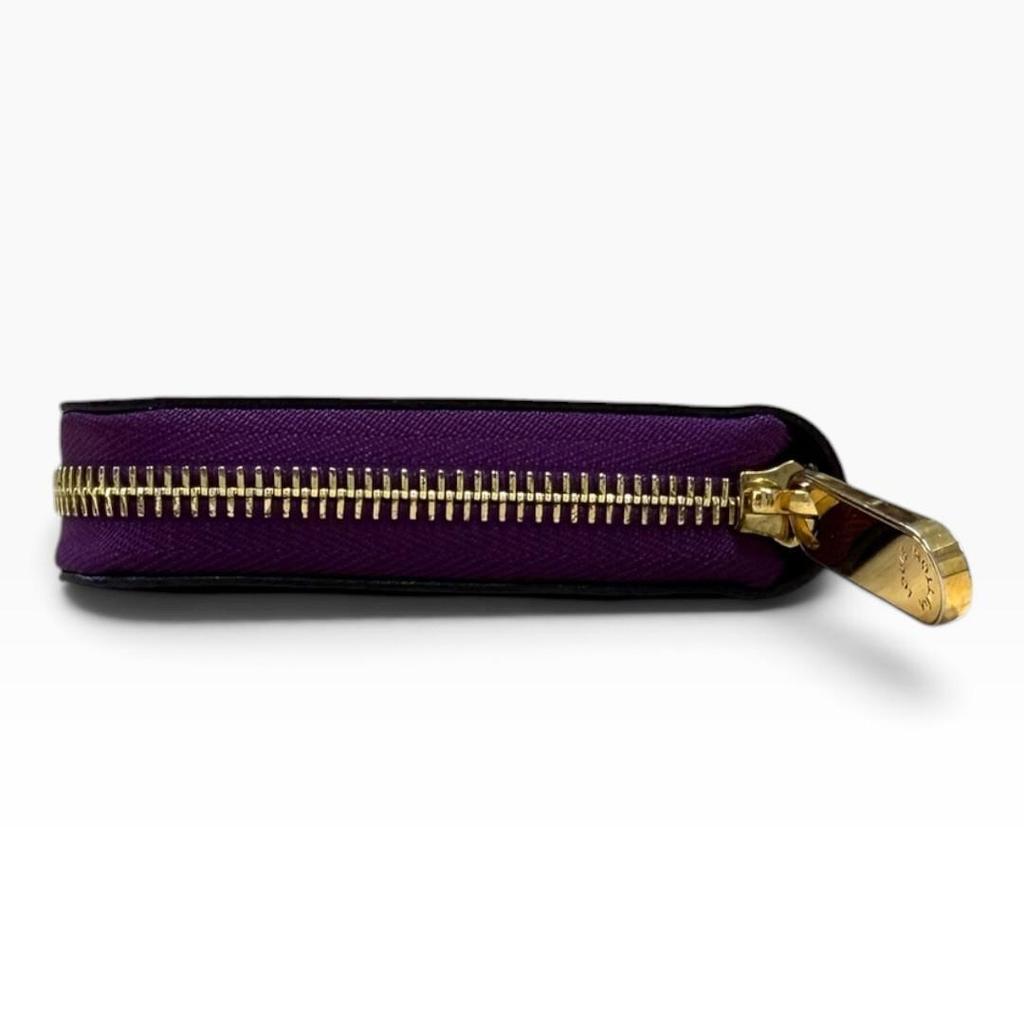 Used Louis Vuitton Zippy Wallet Monogram Vernis Purple Long Wallet