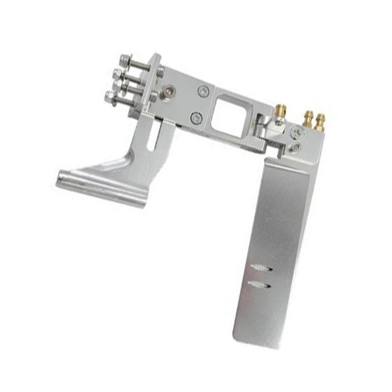Aluminum 4mm Shaft Bracket with Integrated Water Suction Rudder Ensuring Stable Steering in Boats Easy Installation