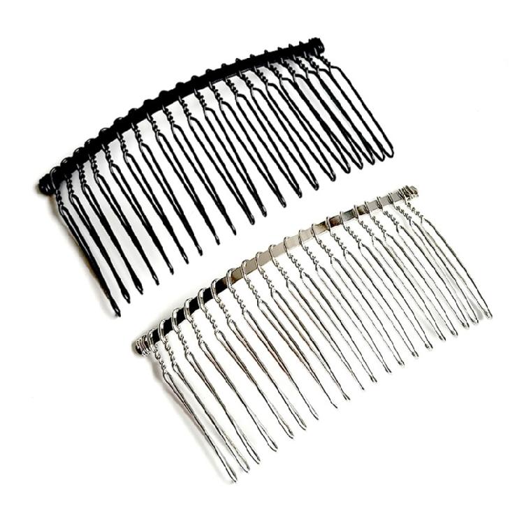 10pcs Vintage Wire Twist Comb Bridal Styling Girls Hair Accessories Jewelry for Elegant Bridal Looks