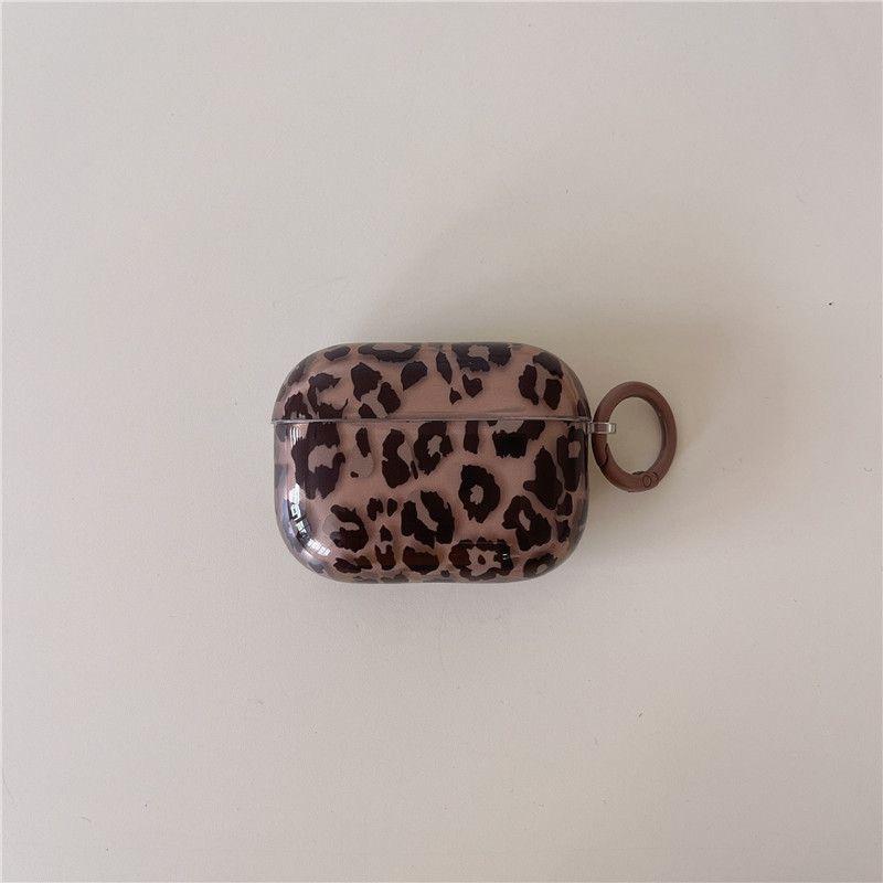 Imd Leopard Print Star Is Suitable for Apple Airpodspro1 Earphone Protective Case Cover 1pro Second and Third Generation Earphone Case 1.